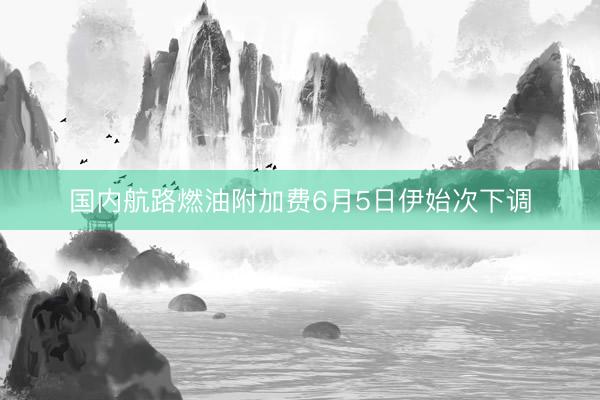 国内航路燃油附加费6月5日伊始次下调